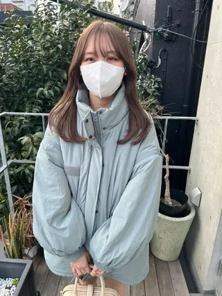 ミディアム カラー sakoda shunkiのヘアスタイル