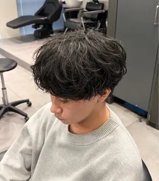 パーマ メンズ 🐺ウルフ /メンズ専門/そらのヘアスタイル