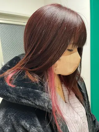 セミロング TRIERA 増川のヘアスタイル