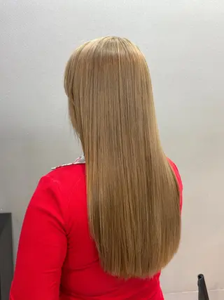 ロング カラー 透明感カラー/パーマ 🌀アオノのヘアスタイル