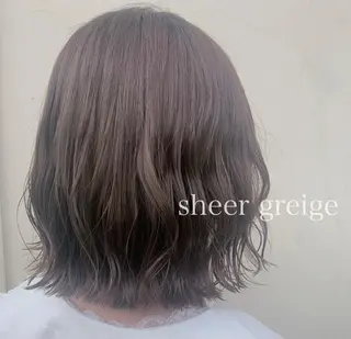 カラー ボブ/美髪矯正 /佐藤　奈巳のヘアスタイル