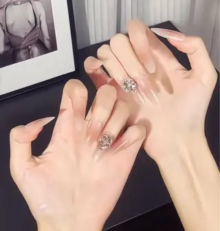 ネイル 長さ出し専門パーツ jenniferのネイルデザイン