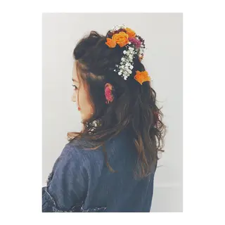 セミロング ハイライト✖️ 暗髪🤎Nahoのヘアスタイル