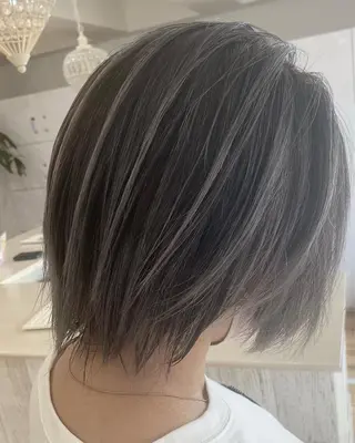 ショート カラー ヘアアレンジ 久米 治仁のヘアスタイル