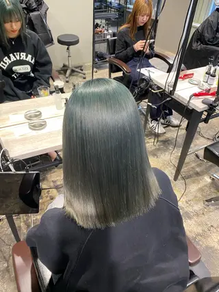 ミディアム ハイトーンカラー レイヤー/ juriのヘアスタイル