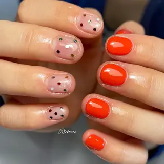 ショート ネイル richeri beautyのネイルデザイン