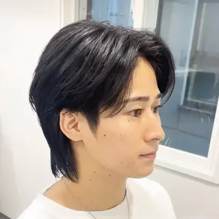 メンズ グレージュ/レイヤー ふうか　渋谷のヘアスタイル