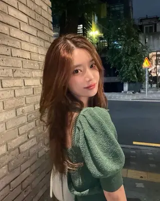 ロング カラー 莉乃/縮毛矯正/髪質 改善/艶カラーのヘアスタイル