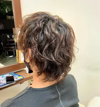 パーマ メンズ メンズサロン アソビ所属・【扱いやすいパーマ】 眞鍋拓己のヘアスタイル