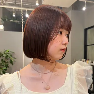 ショート 暖色/ボブ/吉岡美音 GIEN NU茶屋町のヘアスタイル