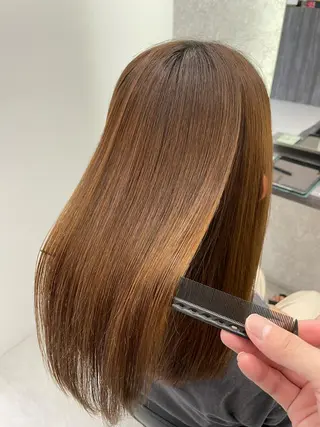セミロング 佐々木 達也のヘアスタイル
