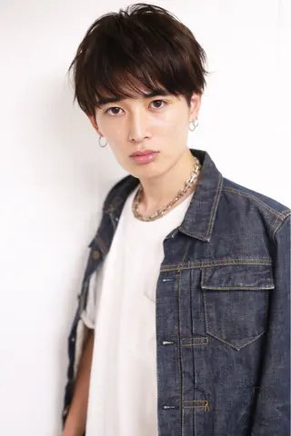 ショート メンズ 朝がラクになるパーマ トウバルタイキのヘアスタイル