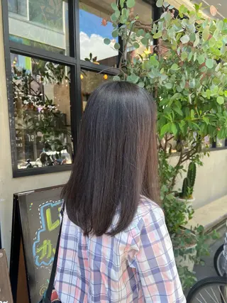 セミロング 大武 楓のヘアスタイル