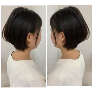 ショート 京都大人女性ショート 徒歩1分/秋山のヘアスタイル