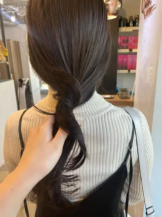 ロング カラー 🥣 hashi 🛋️のヘアスタイル