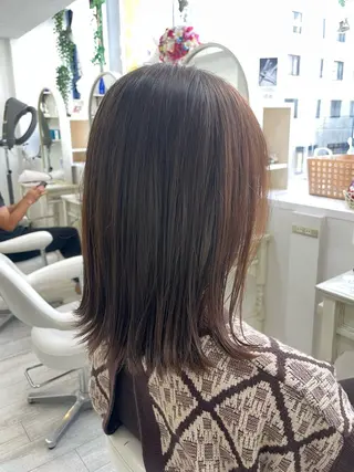 ミディアム 新籾 尚哉のヘアスタイル