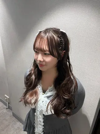 ロング 艶あり暖色カラー🌈 カラー診断あゆみのヘアスタイル