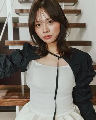 ミディアム 🎀 うる艶透明感 カラー / 錦糸町のヘアスタイル