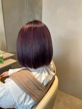 ミディアム 中屋 日和のヘアスタイル