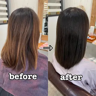 セミロング カラー [店長]加地 峻のヘアスタイル