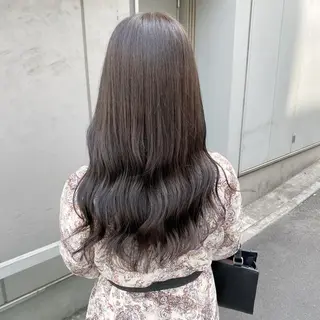 ロング カラー 大人っぽ韓国レディ レイヤー🤍渋谷のヘアスタイル