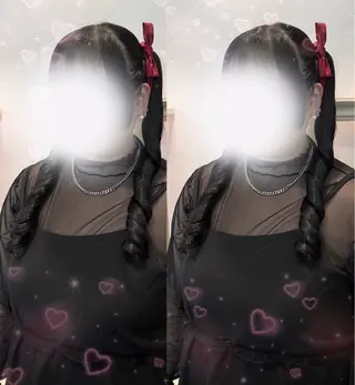 ロング ヘアメ/お呼ばれﾍｱ /横浜/nozomiのヘアスタイル