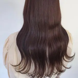 ロング カラー カコ/レイヤーカット ヘアアレンジのヘアスタイル