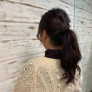 カラー ヘアアレンジ ｲﾁｶﾜ ﾐｵ/ minim hairのヘアスタイル