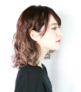 ミディアム 髪質改善 ami byAbsoのヘアスタイル