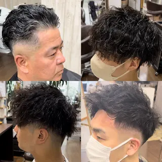 メンズ エクステ・髪質改善・ ブリーチ・吉田大介のヘアスタイル