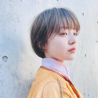 ショート カラー パーマ ショートボブ縮毛矯正 髪質改善のプロ山道潤のヘアスタイル
