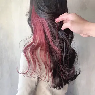 ロング カラー SAKURA 原宿所属・なかの たくみのヘアスタイル