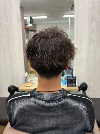 ショート パーマ メンズ TELA HAIR 幕張本郷所属・TELA HAIR 幕張本郷店　千尋のヘアスタイル