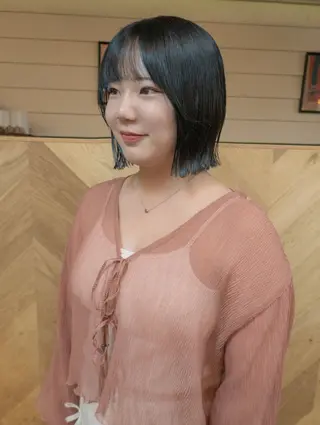 ショート 【ボブ】縮毛矯正/ 船橋駅5分/鈴木杏美のヘアスタイル