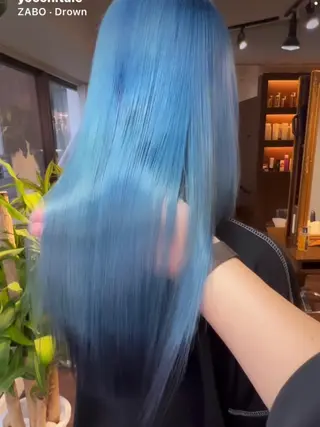 ロング カラー 🧡色落ちまで2度綺 麗なカラー🧡ヨシキのヘアスタイル