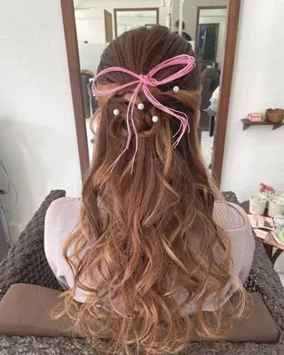 ヘアアレンジ HempBeauty 浅野アサミのヘアスタイル