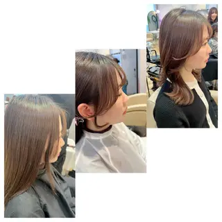 セミロング 平川 友理/韓国ヘア💘のヘアスタイル