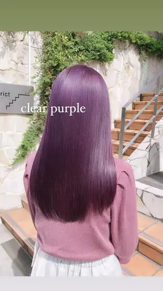 セミロング カラー パーマ ヘアアレンジ メンズ キッズ ネイル マツエク・マツパ アイブロウ 🐺ウルフ×ハイトー ン🖤Yukinoのヘアスタイル