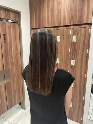 セミロング カラー 🇰🇷韓国ヘア★ 副店長.쿠리타⭐︎のヘアスタイル