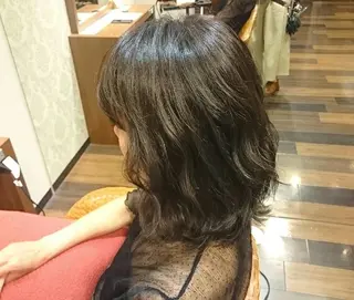 ミディアム カラー ◎モチマル チアキ◎のヘアスタイル