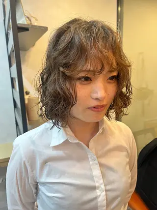 ショート レイヤー/暖色/ 髪質改善/永礼芳果のヘアスタイル