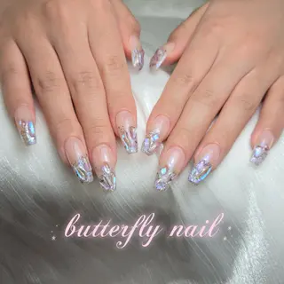 ネイル 蝶々ネイル サロンのネイルデザイン