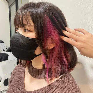 ミディアム カラー Slap Dash 【スラップ ダッシュ】所属・髪質改善カラー 🧸かりん🎀‪のヘアスタイル