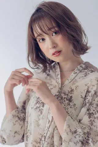 ミディアム 艶カラー/髪質改善/ はかまた🕊️のヘアスタイル