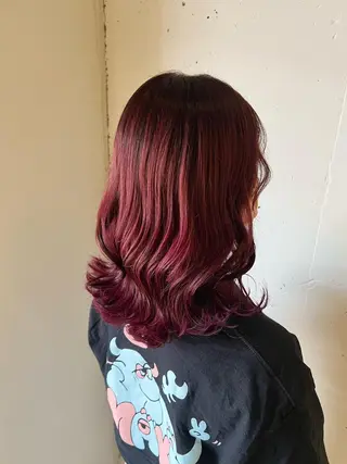 ミディアム カラー カラースペシャリスト しょう🧑🏼‍🎨のヘアスタイル