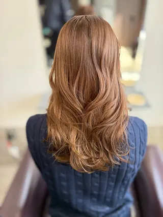 セミロング 天神大名/淡色カラー かずゆき/ハイトーンのヘアスタイル