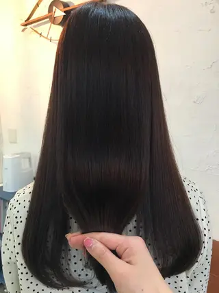 ロング 松田 由紀子のヘアスタイル