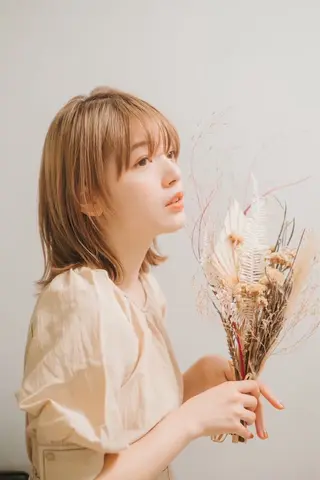 ミディアム 芽生 🌱のヘアスタイル