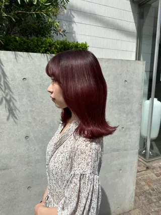 ミディアム 【レイヤー/韓国風 /髪質改善】RINのヘアスタイル