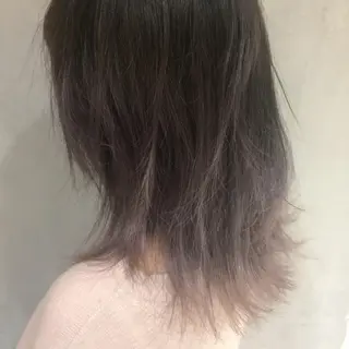 ミディアム カラー はだゆうき @hadadan08のヘアスタイル